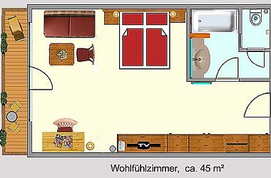 Room plan deviations and furnishing deviations possible